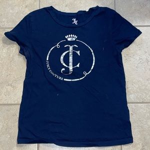 navy blue juicy couture short sleeve